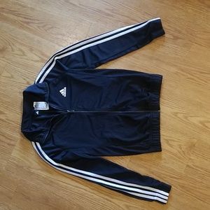 Adidas classic 3 stripe track jacket